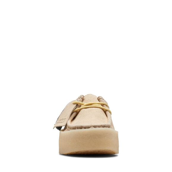Clarks Womens Wallabee Cup Beige Shoes (NWT) - Picture 3 of 6